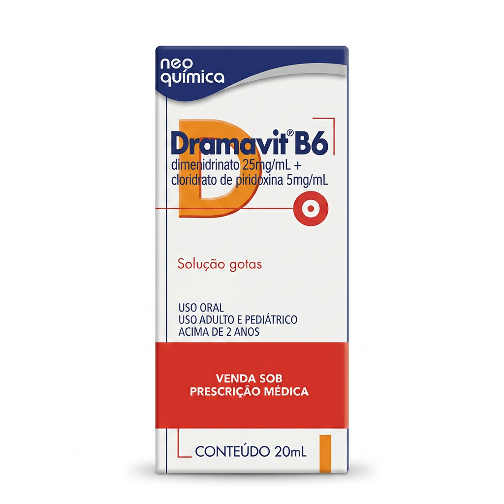 Caixa de Dramavit B6 25mg/mL + 5mg/mL — Neo Química