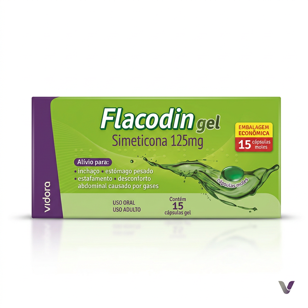 Caixa de Flacodin Gel Simeticona 125mg — Vidora