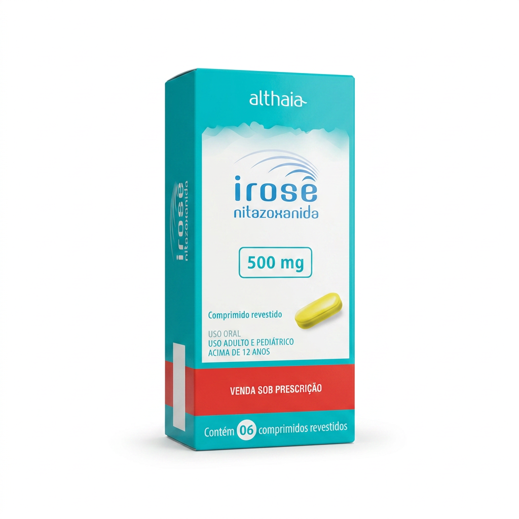 Caixa de Irose Nitazoxanida 500mg — Althaia